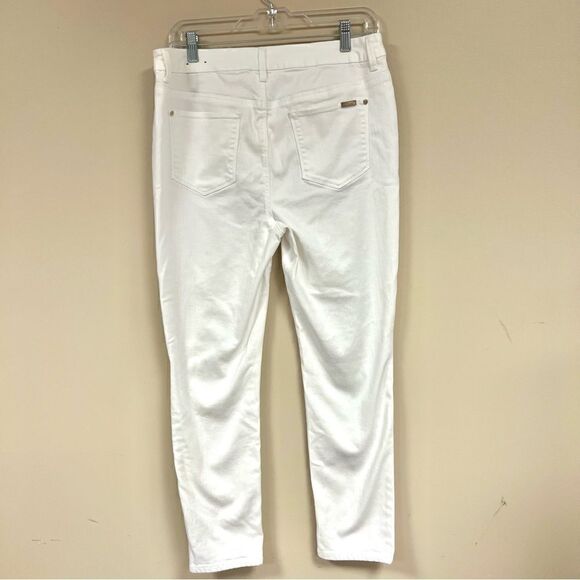 Chicos white distressed so slimming jeans size 1( M) - Picture 4 of 7